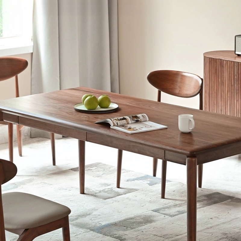 ナチュラルウッド長方形テーブル