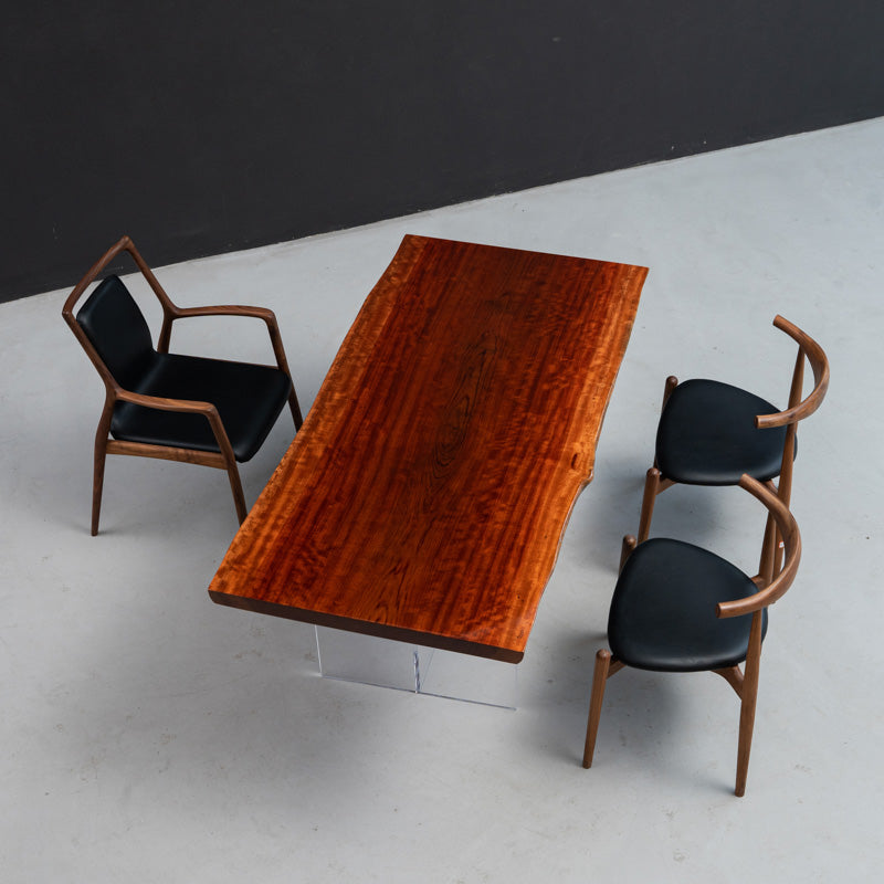 手付金】Ever Wood 天然木製一枚板テーブル天板 | 自然美を