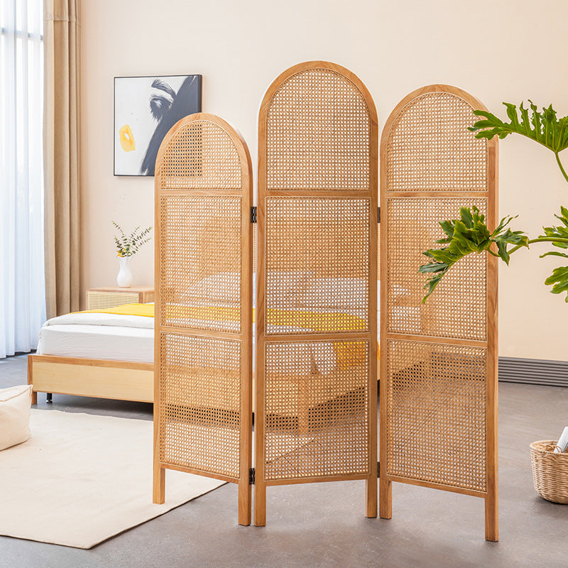 藤編みクラシックパーテーション | ナチュラルで優雅なインテリア調和