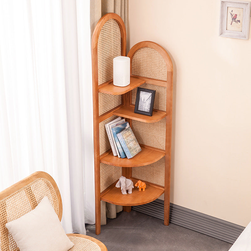 藤編みコーナーキャビネット | 自然な美しさと高品質素材の融合 – CAGUUU