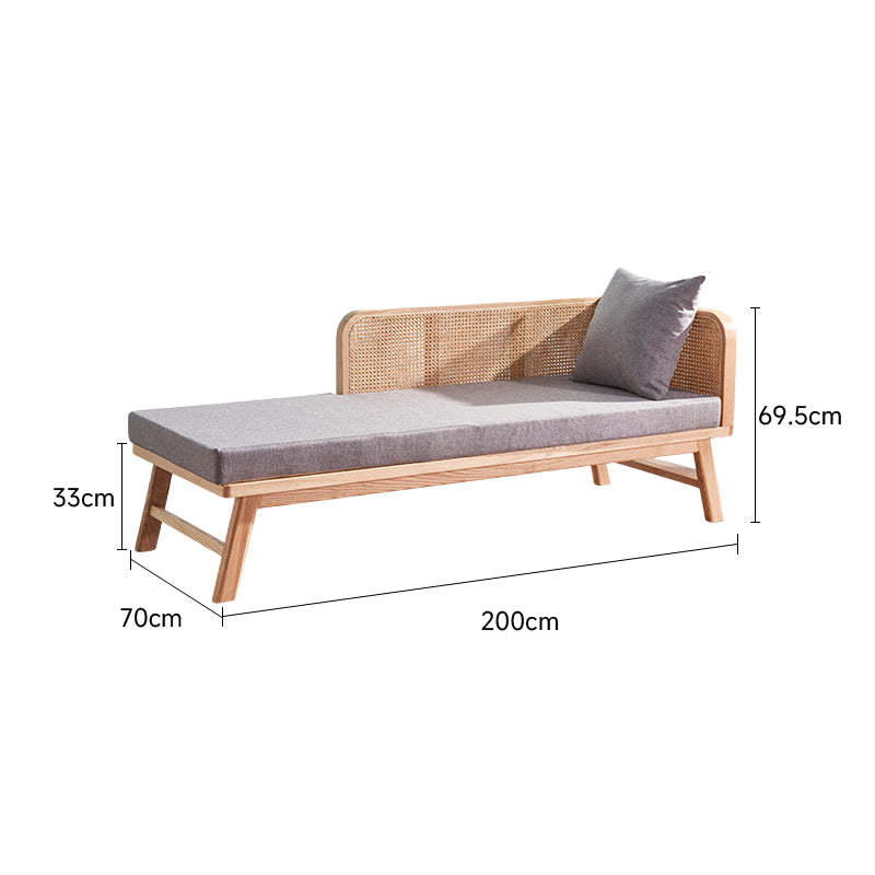 ラタン調ロングシート