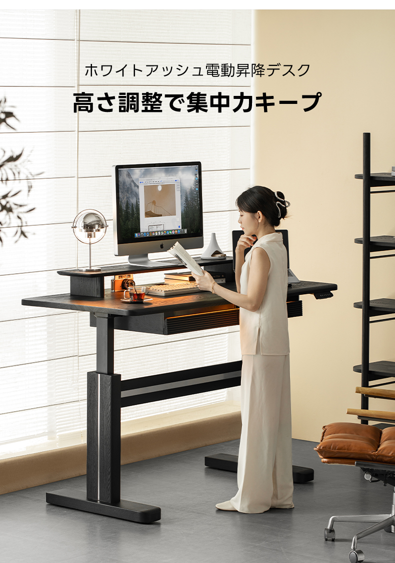 Dripex 電動昇降デスク　昇降デスク　家具　インテリア　机　テーブル　デスク Amazon | Dripex 電動昇降デスク 幅160cm 奥行75cm 簡単組立