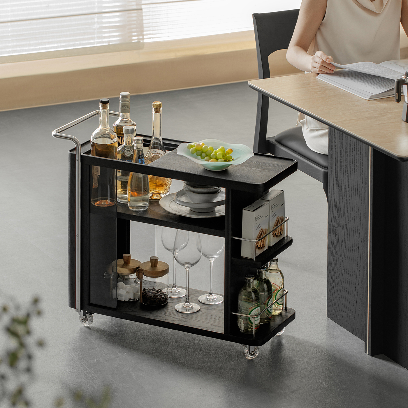 Woody Aura可動式サイドワゴン