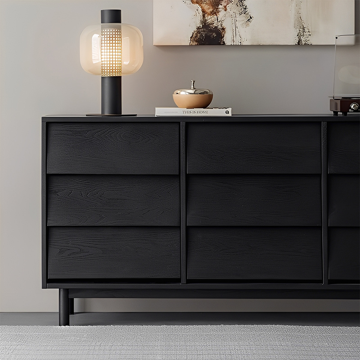 Woody Auraブラックマルチチェスト