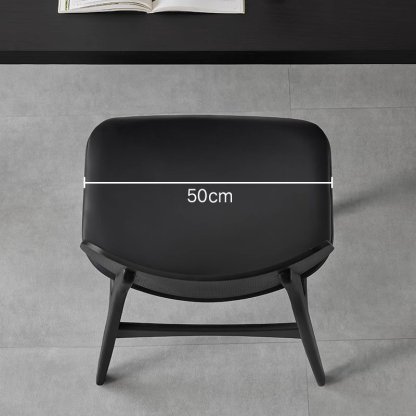 Woody AuraPUレザーワイドダイニングチェア