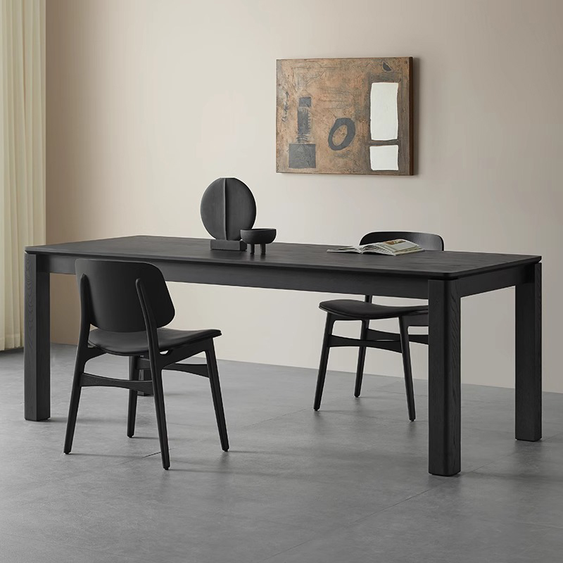 Woody AuraPUレザーワイドダイニングチェア