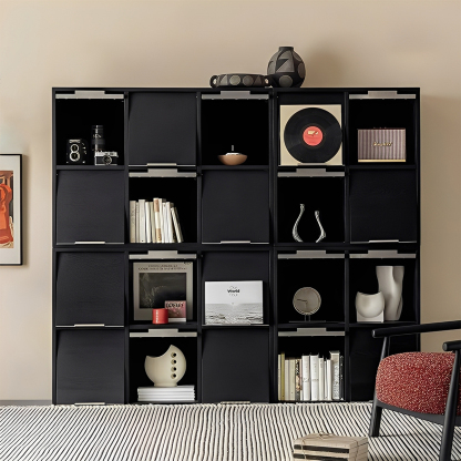 Woody Auraブラックマルチキャビネット