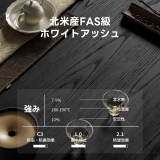 Woody Aura 長く使える炭化加工シンプルダイニングチェア - Thumbnail 5