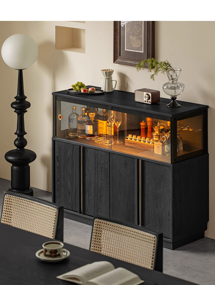 Woody Aura天然木ツートンカラーサイドボード – CAGUUU