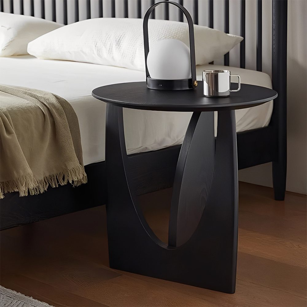 Woody Aura天然木デザインローテーブル