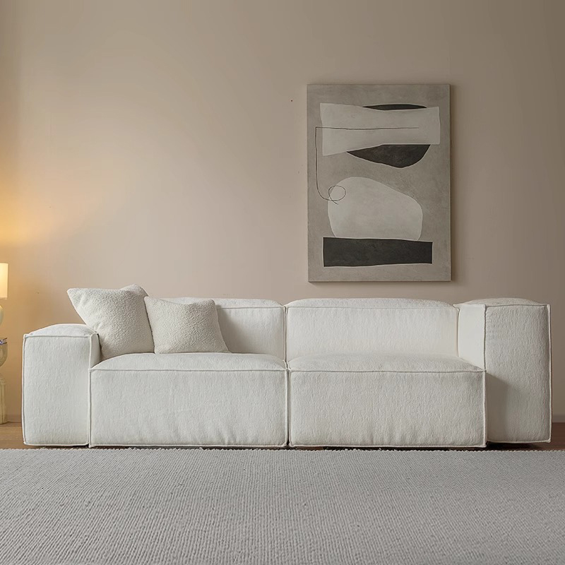 Woody Aura高級シェニール生地モジュールソファ【カスタマイズ可】