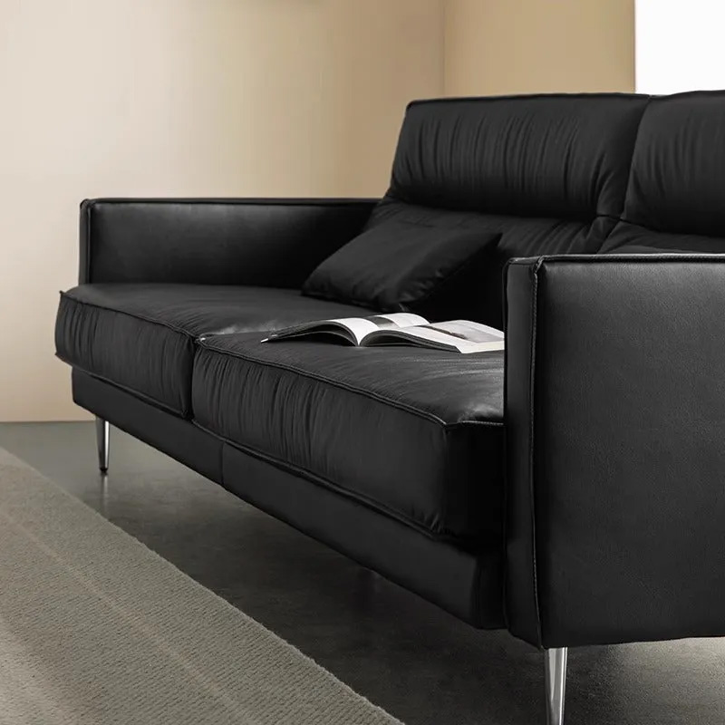 らぎ　カッシーナ　ブラックレザー 1人掛けソファ らぎ カッシーナ ブラックレザー 1人掛けソファ Cassina】カッシーナ