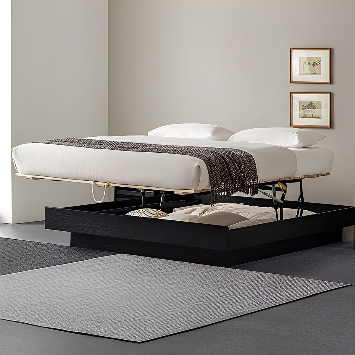 Woody Auraエアリーストレージベッド