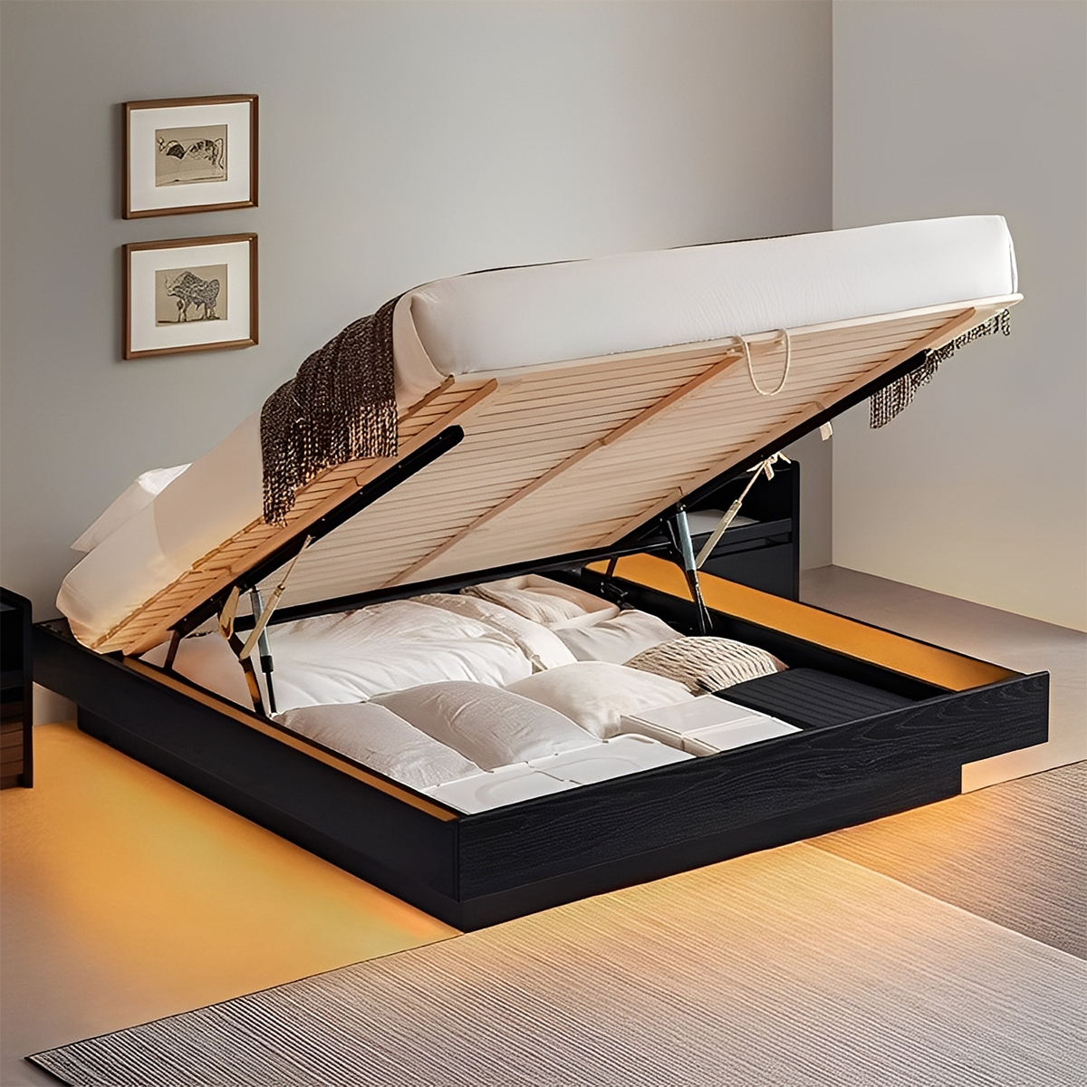 Woody Auraエアリーストレージベッド