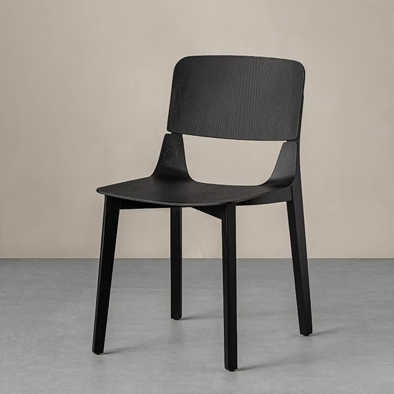 Woody Auraホワイトオーク材 モダンナチュラルダイニングチェア