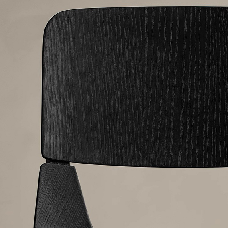 Woody Auraホワイトオーク材 モダンナチュラルダイニングチェア