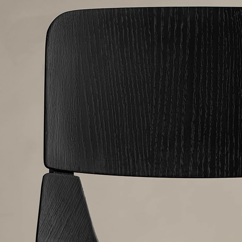 Woody Auraホワイトオーク材 モダンナチュラルダイニングチェア