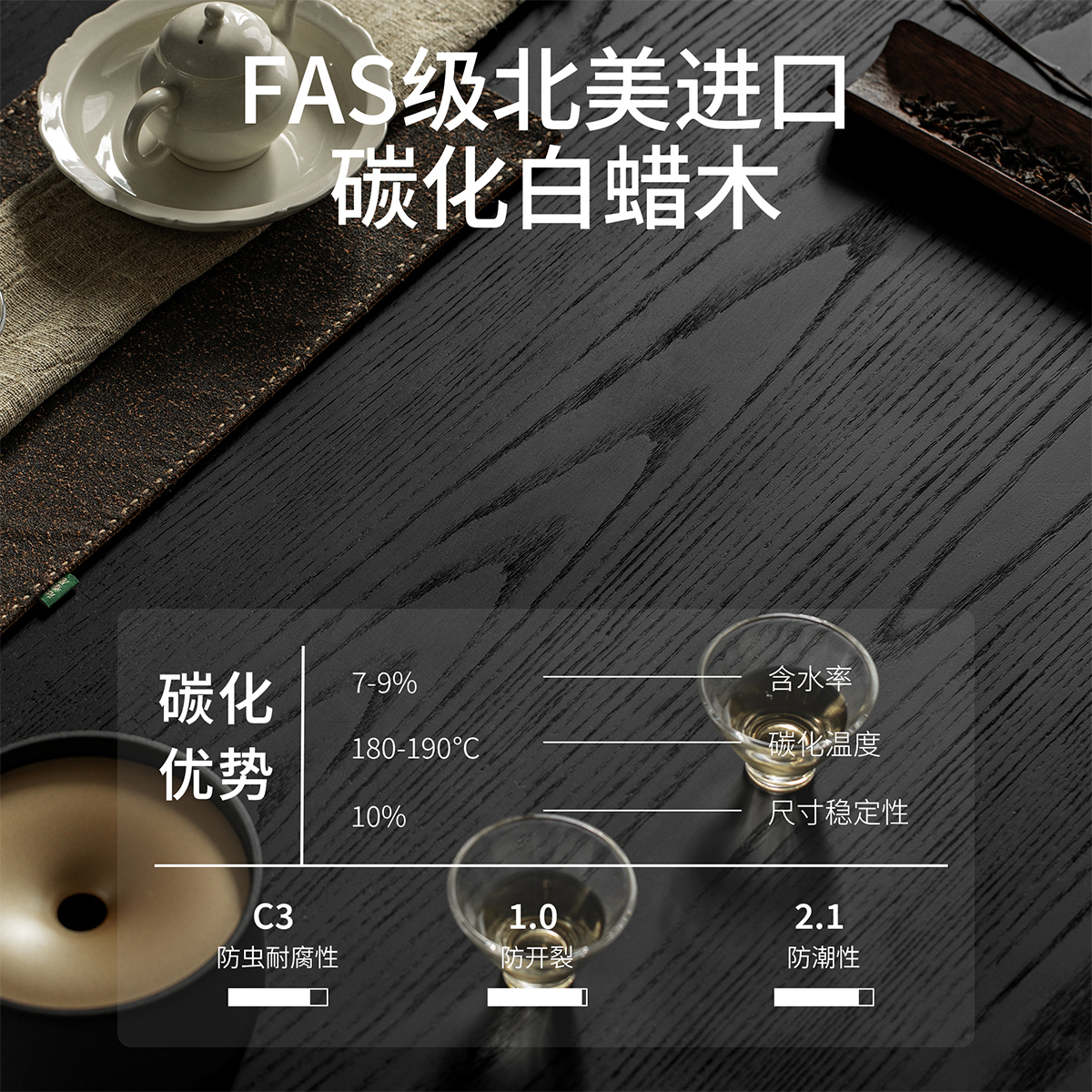 Woody Auraクラシックサイドテーブル