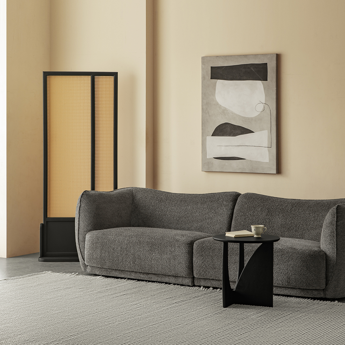 Woody Auraラタン調パーティション