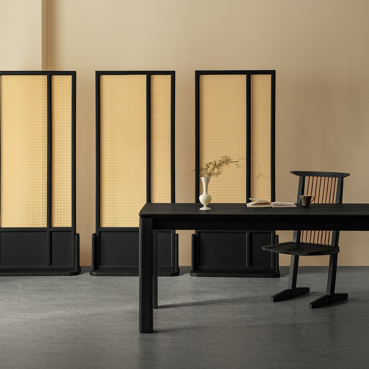 Woody Auraラタン調パーティション