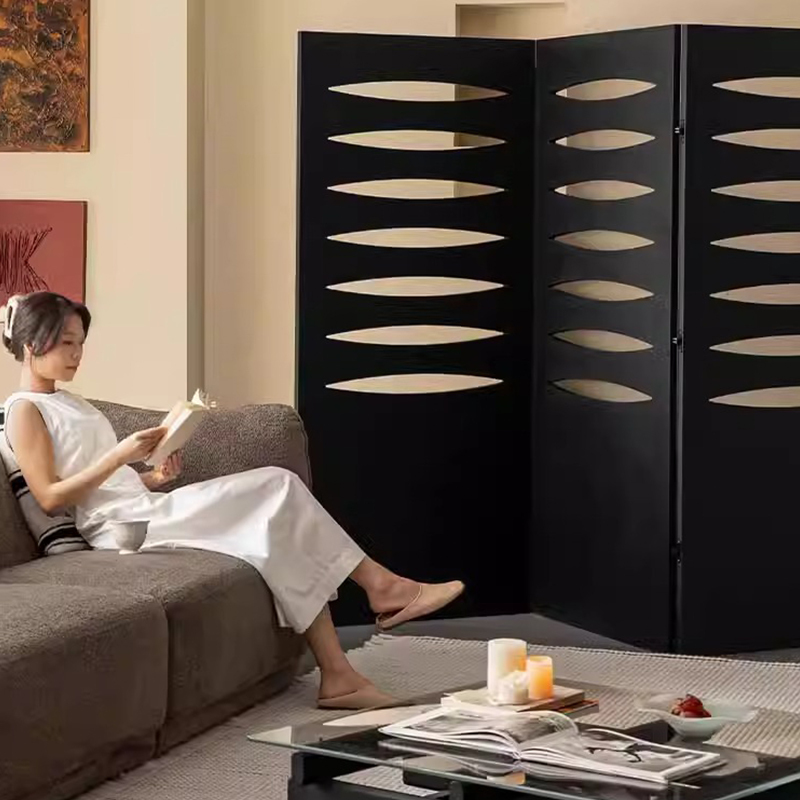 Woody Auraモダンスリットパーティション