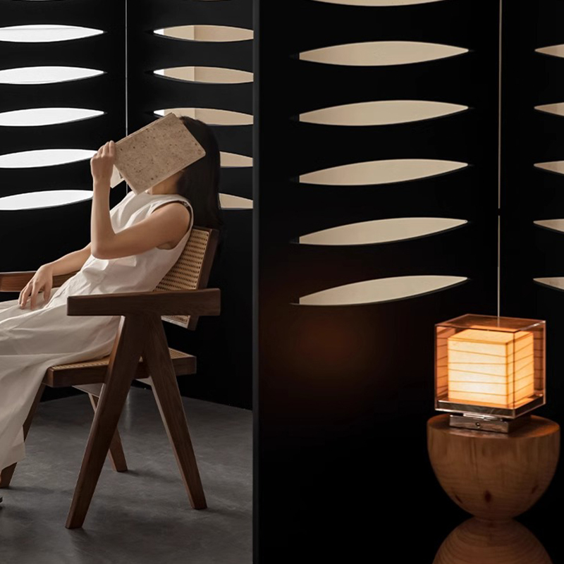 Woody Auraモダンスリットパーティション