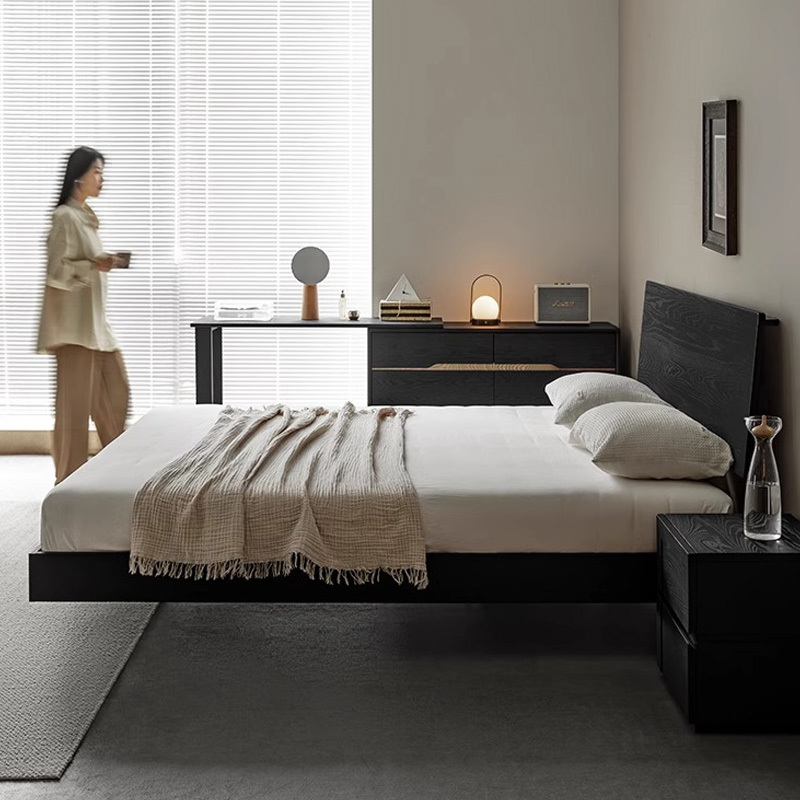 Woody Auraモダンエレガンスフロートベッド