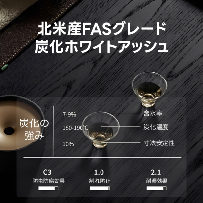 Woody Auraラタン調木製スツール