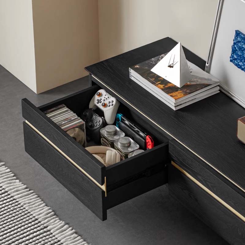 Woody Aura木製フロートテレビボード – CAGUUU