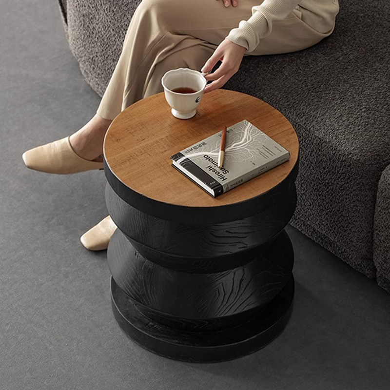 Woody Aura木製サイドテーブル