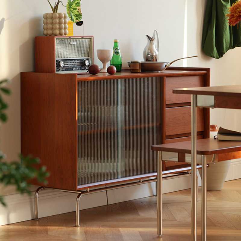 天然木レトロキャビネット