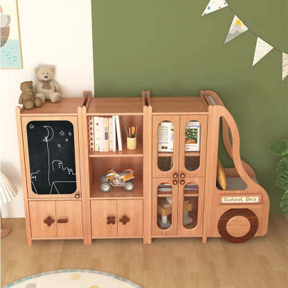 子ども用車デザイン本棚 | 遊び心と実用性を融合した理想的な収納家具