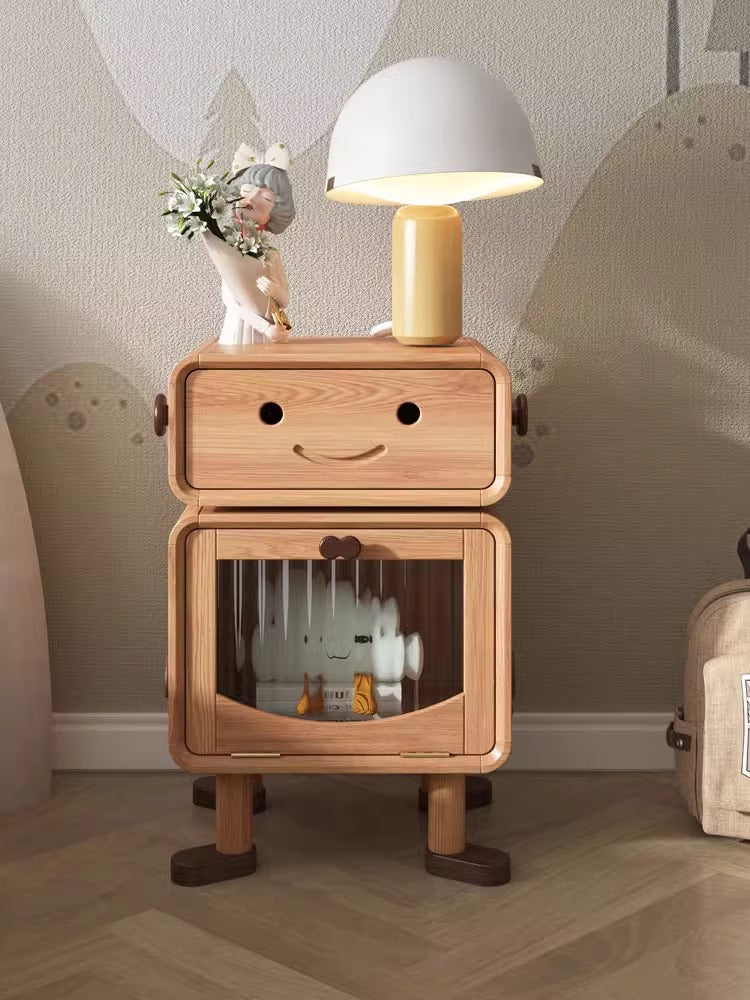 子ども用ロボットデザインナイトテーブル | 遊び心を刺激するユニーク