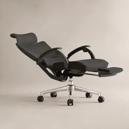 【OUTLET品】リラックスメッシュチェア｜作業も休憩も一台で完結するフルサポートオフィスチェア