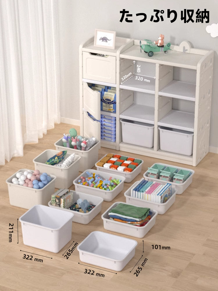 子ども部屋用多機能ラック | 安全で環境に優しい収納ソリューション