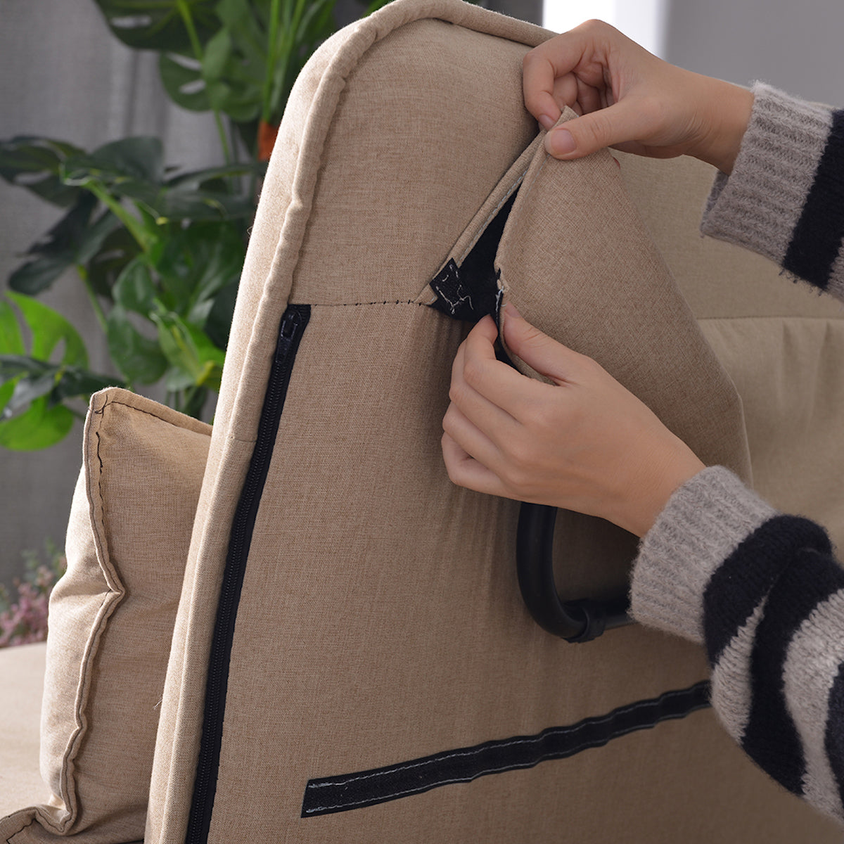 肘付き1人掛け折りたたみソファベッド | 省スペースで多機能な快適家具