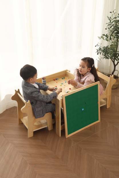 子ども用多目的ブロックテーブル
