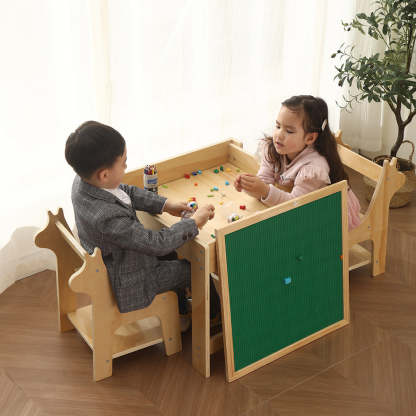 子ども用多目的ブロックテーブル