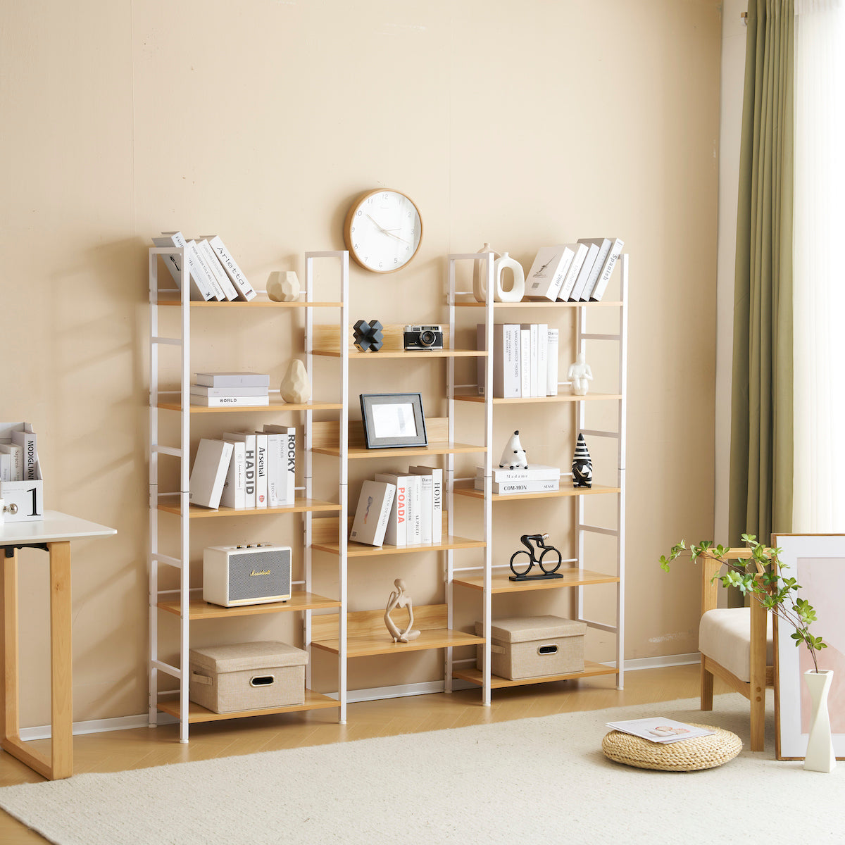 北欧風大量収納オープンラック – CAGUUU