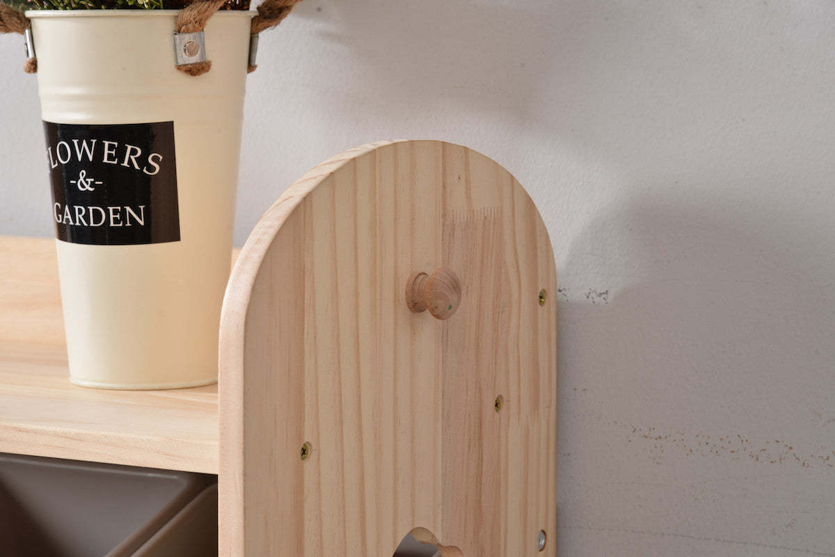 木製おもちゃ収納ラック