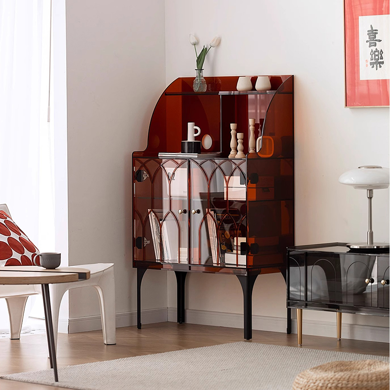 クリアサイドボード | 透明感を活かした軽やかな収納デザイン – CAGUUU