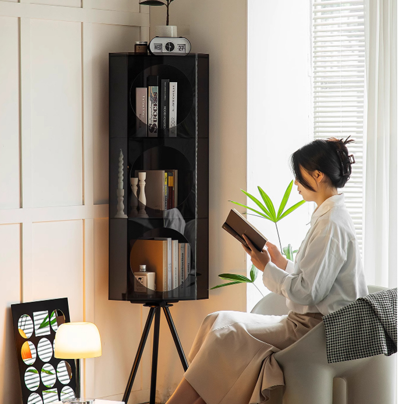 MonoLucent クリアコーナーキャビネット