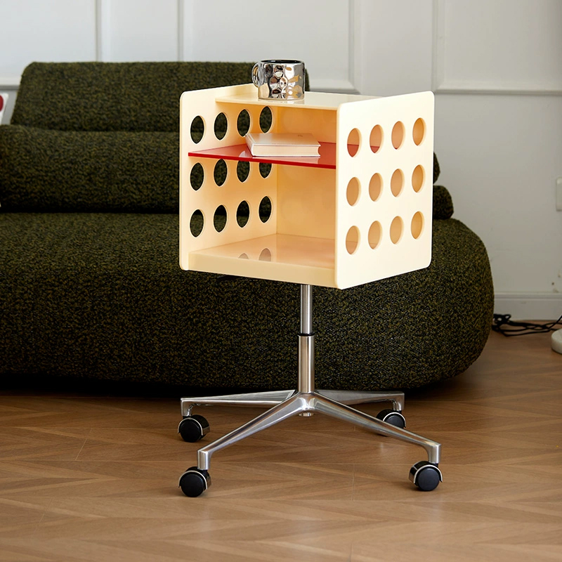 MonoLucent キャスター付き昇降式サイドテーブル