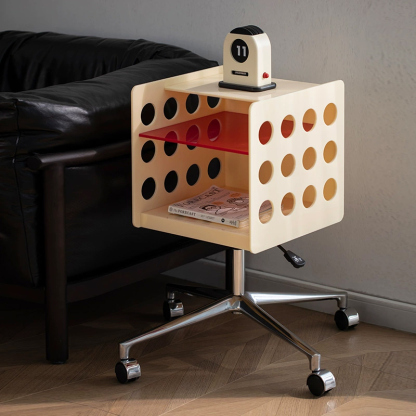 MonoLucent キャスター付き昇降式サイドテーブル