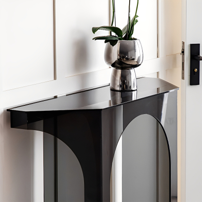 MonoLucent レトロアーチ型コンソールテーブル