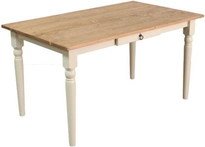 カントリーパイン材幅135cmダイニングテーブル | フレンチカントリー風