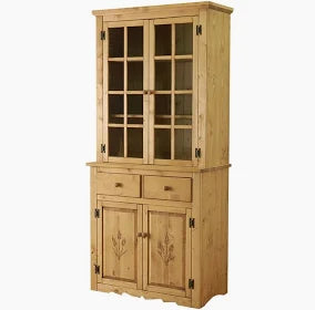 カントリーパイン材無垢天然オイル塗装食器棚 – CAGUUU