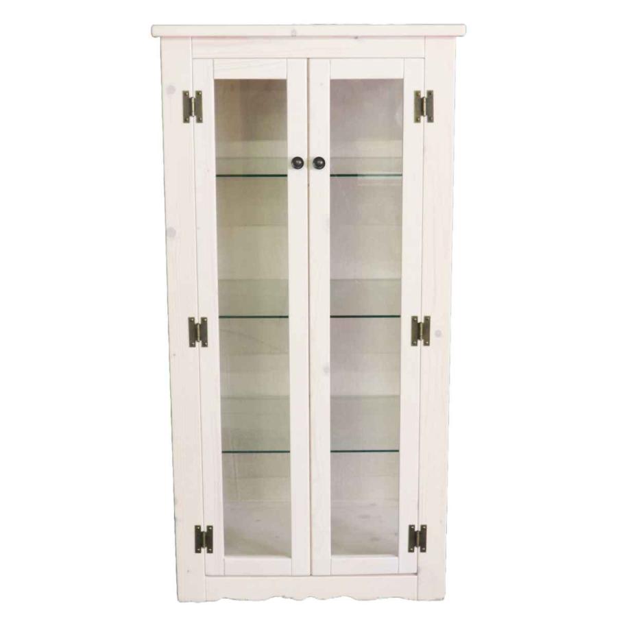 カントリー木工　キャビネット カントリーディスプレイキャビネット | 天然木材の自然な風合い