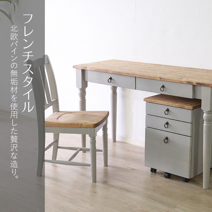 カントリーパイン材デスク＆ワゴンセット odk l 字 デスク