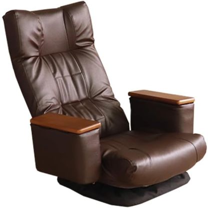 レトロモダンリクライニングチェア | 多段階調整可能 快適な座り心地と